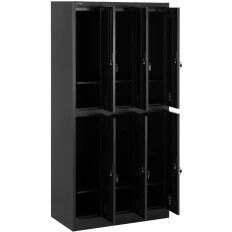 Scraper Garderobe Social Metal Lockable - 6 Skriftene