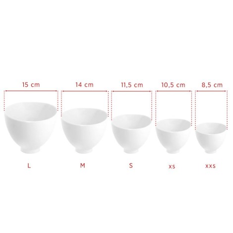 Silicone bowl p — front view