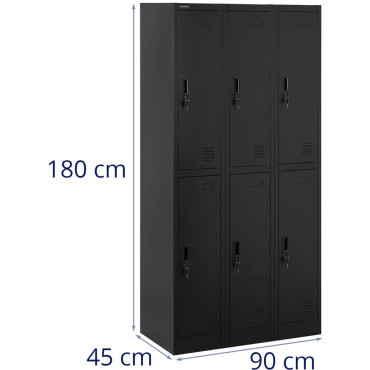 Wardrobe Scaper Social Metal Lockable - 6 Escrituras