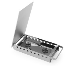 Aquecedor de mesa para pratos e placas em 2 velas - Hendi 463000