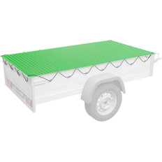 Transport mesh protecting the cargo on the trailer. Small eyelets 2.5 x 4.5 m Green