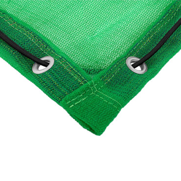 Maglia di trasporto che protegge il carico sul rimorchio. Piccoli occhielli 2,5 x 4,5 m verde