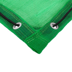 Transport Mesh beschermt de lading op de trailer. Kleine oogjes 2,5 x 4,5 m groen