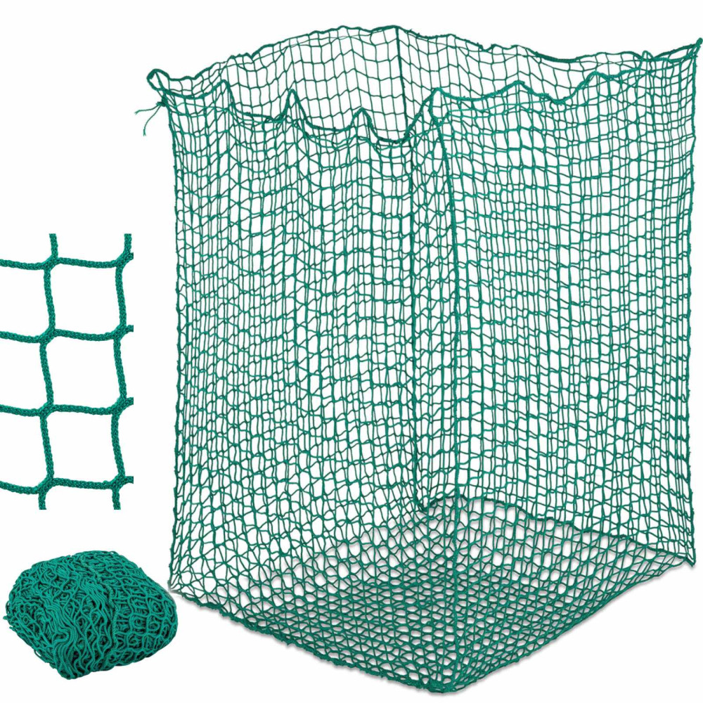 Rejilla de heno en troncos de hojas Malla 45 x 45 mm 160 x 160 x 180 cm