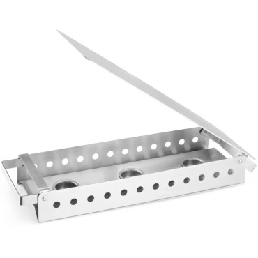 Aquecedor de mesa para pratos e pratos para 3 velas - Hendi 463109 Aquecedor de mesa para pratos e pratos para 3 velas - Hendi 463109