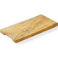 Scheda per servire legno oliva rettangolare 300 x 150 x 18 mm - Hendi 505175