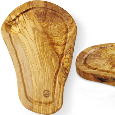 Board for at servere oliventræ med rille 300 x 210 x 18 mm - Hendi 505199
