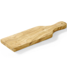 Doska na podávanie olivového dreva s rukoväťou 350 x 120 x 18 mm - Hendi 505243