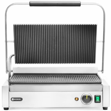 Grill elétrico xl piano 548 x 415 mm 2700 W - Hendi 263624