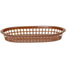 Korb für Brot oval braun 6 Stück - Hendi 426296