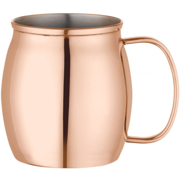 Copper pint with handle 0.5...
