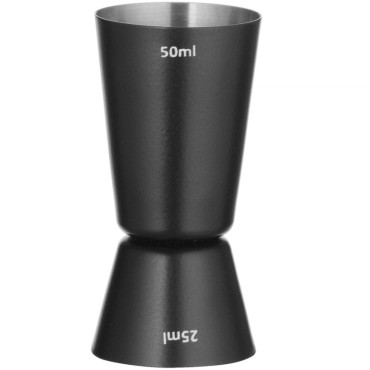Barmaska Barmanski de doble cara para bebidas cócteles 25 ml 50 ml - Negro