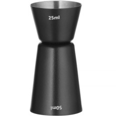 BARMASKA BARMANSKI Dvostranski za pijače koktajlov 25 ml 50 ml - črna