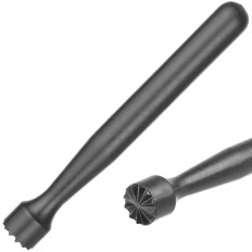 Mortel Pestle Barmain Profiel Zwart Asterisk