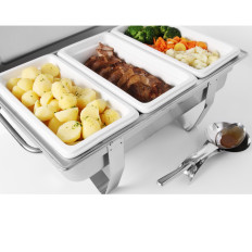 Porte-conteneur GN Profi Line en porcelaine GN 1/3 65 mm - Hendi 783023