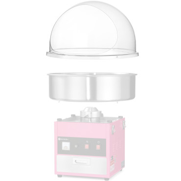 Cubra la cubierta para la máquina de la máquina para la madera de azúcar de miércoles. 520 mm - Hendi 282755