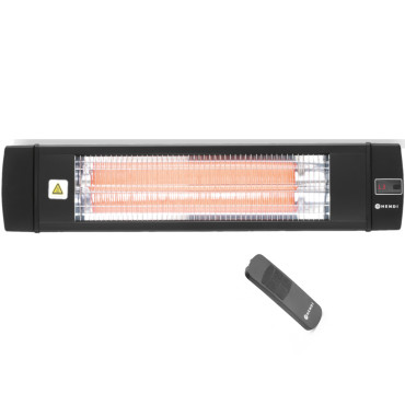 Infraröd radiator. Väggterrass lampa bola 2500 W - Hendi 272428