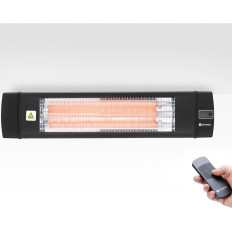 Infrarød radiator. Vægterrasse lampe Bola 2500 W - Hendi 272428