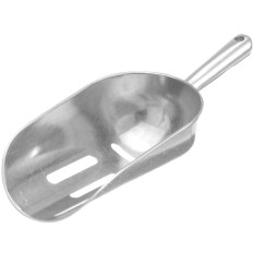 Barmain schep met aluminium gaten 0,35 l