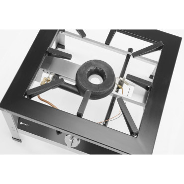 Aquecimento Banqueta de gás para gás natural e cilindro de cozinha XL 10,8 kW - Hendi 147276