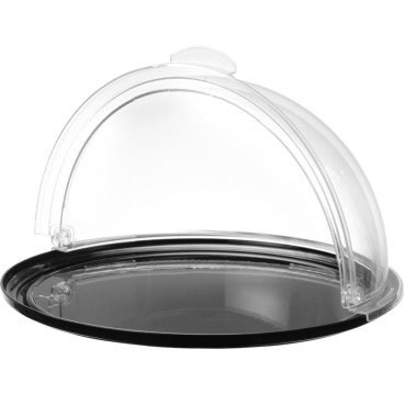 Rund bufféutställningsfack med ROLLTOP WEDS. 215 mm - Hendi 203552