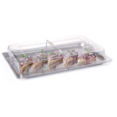 Couvercle transparent basculant pour l'exposition des plats GN1/1 - Hendi 427415