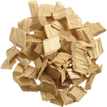 Cutting chips for oak...