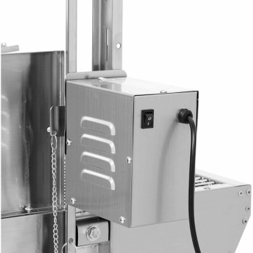 Hiililiitos sähköinen pyörivä paahtolevy porsaan leivontaan, jossa kansi 13 40 kg 137 cm