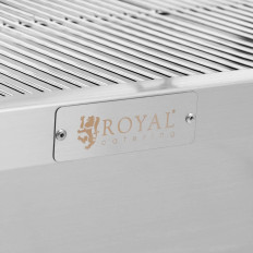 Coal grill with electric rotary roasting corner for baking a piglet with a cover 13 in 40 kg 137 cm