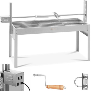 Kohlegrill mit elektrischer...
