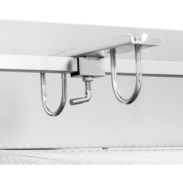 Kolengrill met elektrische roterende roosterende hoek voor het bakken van een biggetje met een deksel 13 in 40 kg 137 cm