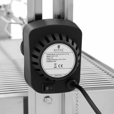 Uhlovka gril s elektrickým rotačným pražením praženého prasaceho 4 kg 82 cm