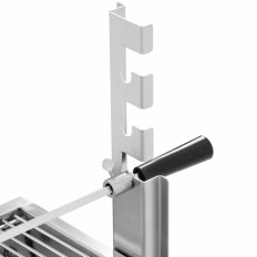 Kul grill med elektrisk roterende stegning ristet grise 4 i 15 kg 82 cm