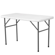 Catering tafel opvouwbare wit 122x61cm tot 130kg - Hendi 810934