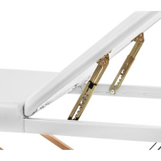 Gultas gultas masāžas salokāmā plata ar koka rāmi Dinan White - balts