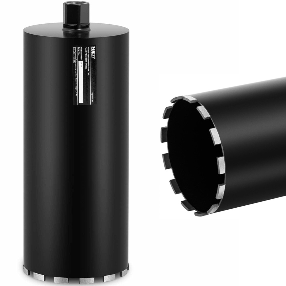 Kronos deimantas buvo įterptas į betoną, kurio storis yra 1 1 / 4 cm. 400 mm skersmens. 180 mm