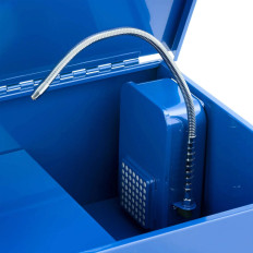 Semināra mazgātājs par auto detaļu instrumentiem ar suku 150 l 3.6 l / min