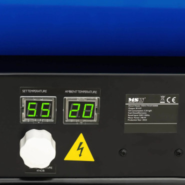 Riscaldatore in erba per olio per olio a 185 m2 38 l 28600 W