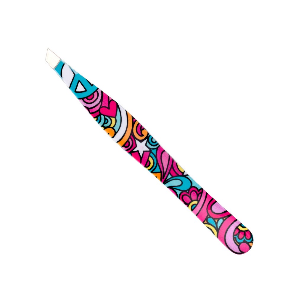 Pince à épiler diagonale pour sourcils Snippex colorée
