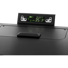 Cepta krāsns kamīns brīvi stāvošām granulām ar tālvadības pulti 50-325 m3 13000 w