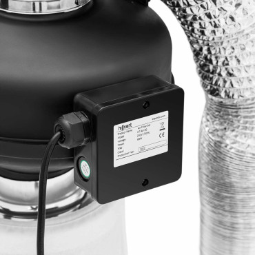 Ventilatorventilationssæt. Kulfilter 50 cm. Ons dør rør. 102 mm 10 m