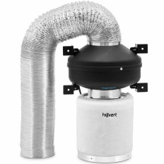 Fan ventilation set Carbon filter Wed door tube. 125 mm 10 m