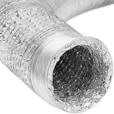 Fläktventilationsset Carbon Filter Ons Dörrrör. 125 mm 10 m