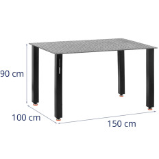 Mesa de montaje 150 x 100 cm a 200 kg