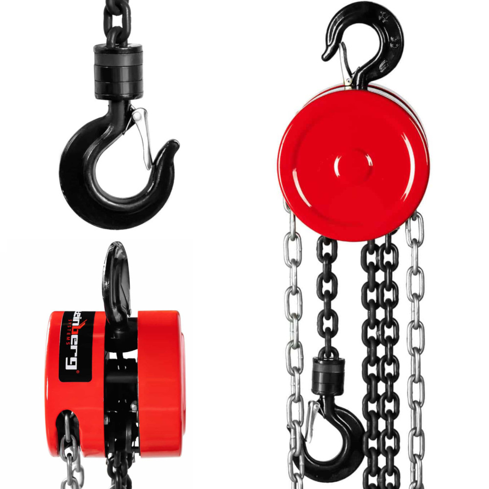 "Winch Chain String" rankinis grandinės keltuvas 1000 kg / 6 m "Winch Chain String" rankinis grandinės keltuvas 1000 kg / 6 m
