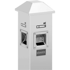 Aschenbecher. Freistehender Aschenbecher. Verkauf 3.5 l - Silber