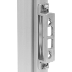 Tuhkakuppi. Outdoor Wall Ashtray. Suljettu 1,8 l - hopea