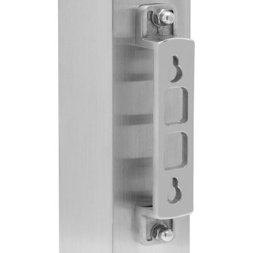 Ashtray Outdoor Wall Ashtray. Closed 2 L - Silver