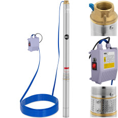 Ponorné čerpadlo pro hlubokou studenou ocel 1000 v 3800 l / h až 85 m