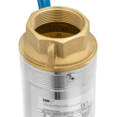 Ponorné čerpadlo pre hlbokú oceľovú oceľ 1500W 10800 l / h až 54 m